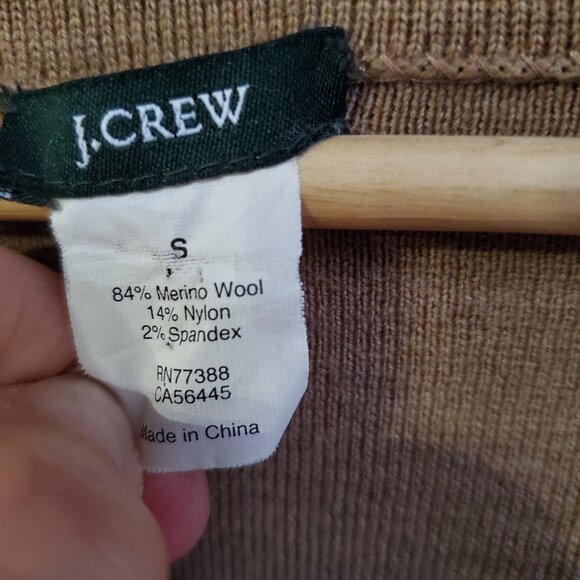 J. Crew | Long Sleeve Tan Sweater Dress - Picture 3 of 3